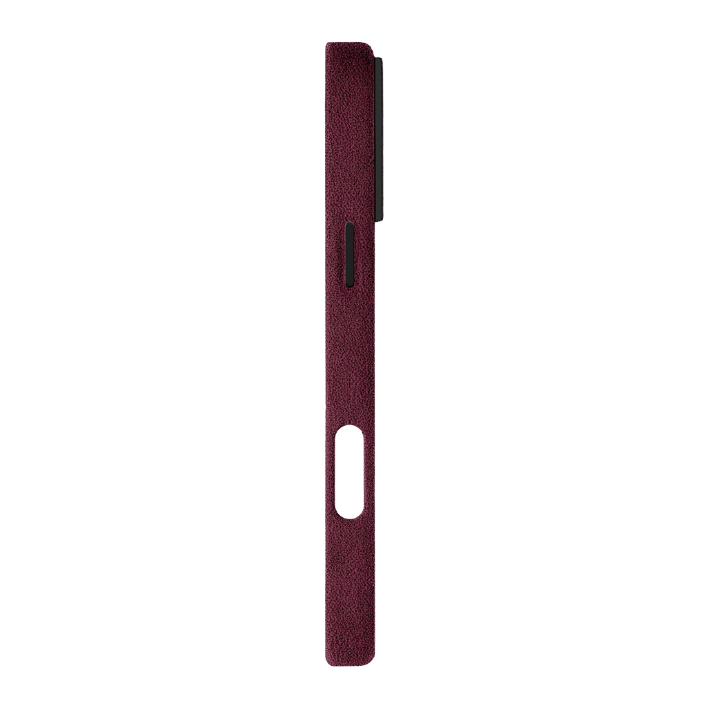 iPhone 16 - Case Alcantara - Burgundy