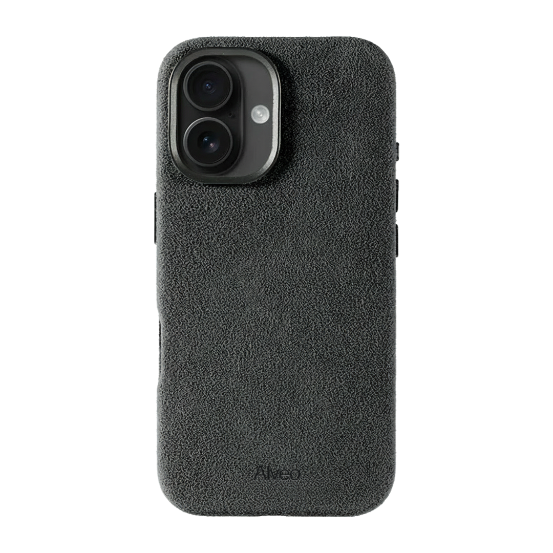 iPhone 16 - Case Alcantara - Dark Charcoal