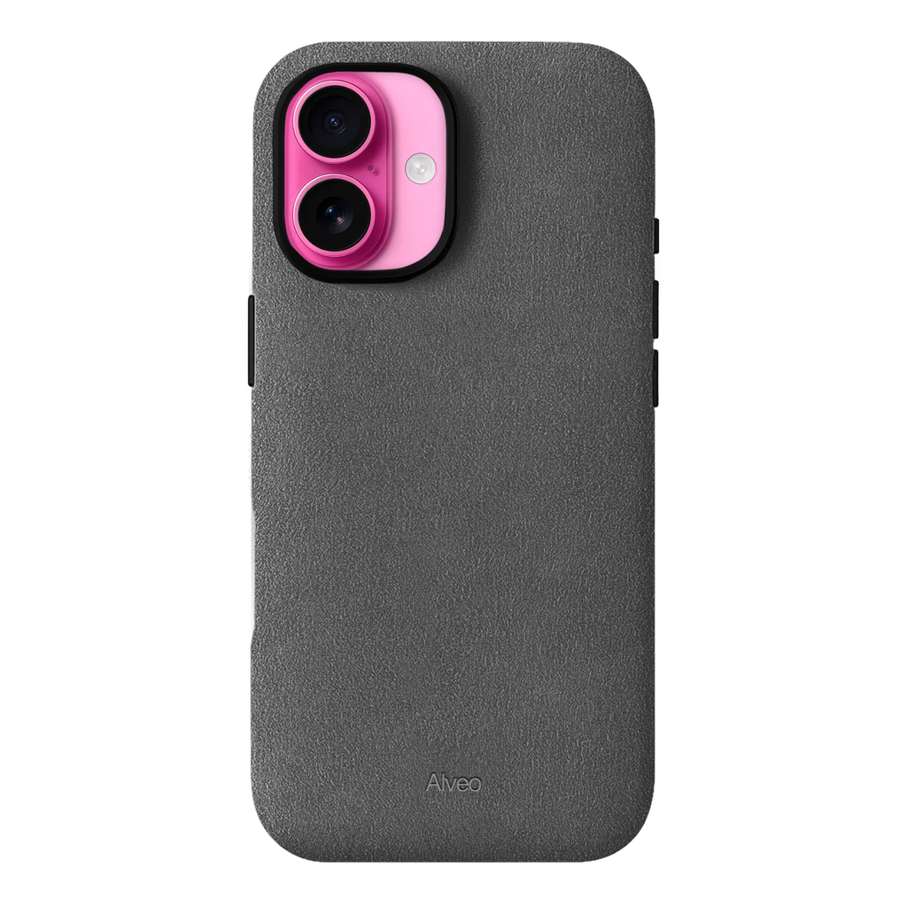 iPhone 16 Plus - Case Alcantara - Basalt