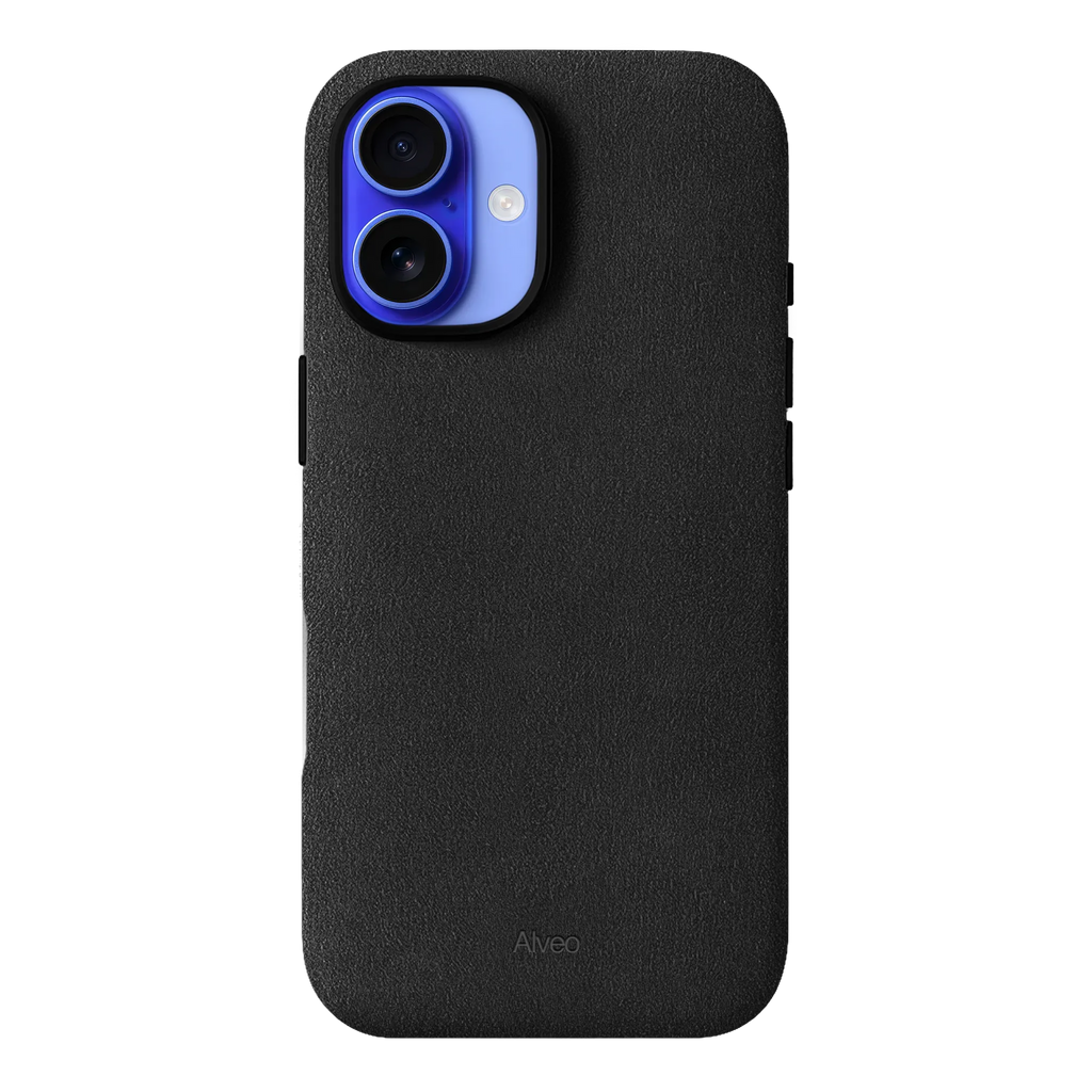 iPhone 16 Plus - Case Alcantara - Dark Charcoal