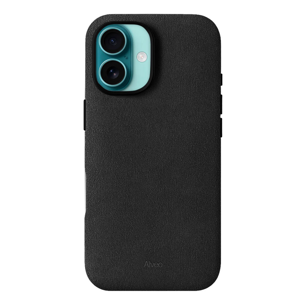 iPhone 16 Plus - Case Alcantara - Dark Charcoal