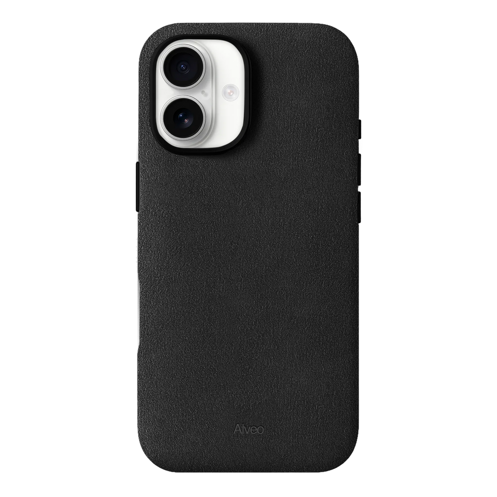 iPhone 16 Plus - Case Alcantara - Dark Charcoal