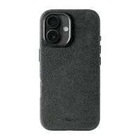 iPhone 16 Plus - Case Alcantara - Dark Charcoal