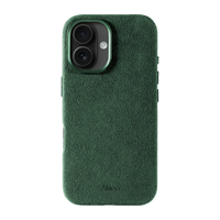iPhone 16 Plus - Case Alcantara - Emerald