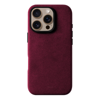 iPhone 16 Pro - Case Alcantara - Burgundy