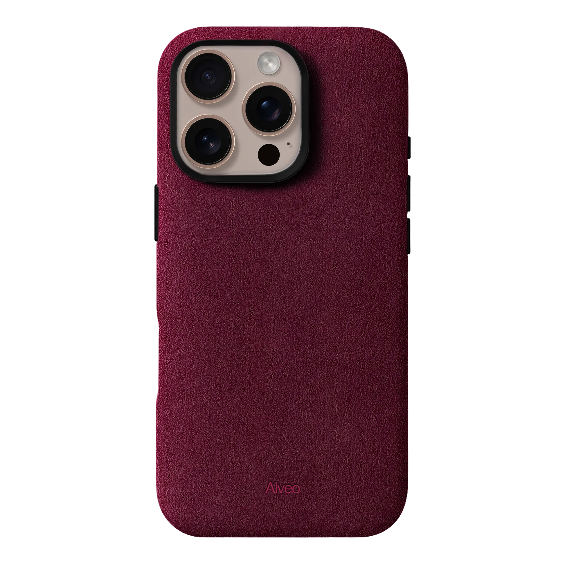 iPhone 16 Pro - Case Alcantara - Burgundy