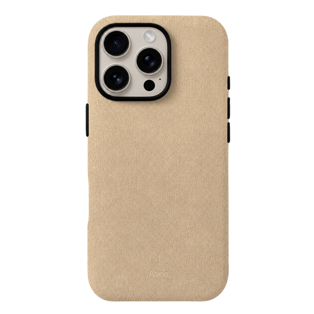 iPhone 16 Pro - Case Alcantara - Cream
