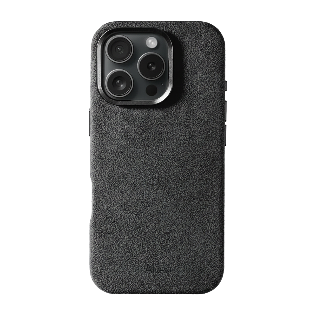 iPhone 16 Pro - Case Alcantara - Dark Charcoal