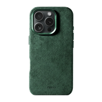 iPhone 16 Pro - Case Alcantara - Emerald