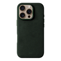 iPhone 16 Pro - Case Alcantara - Emerald