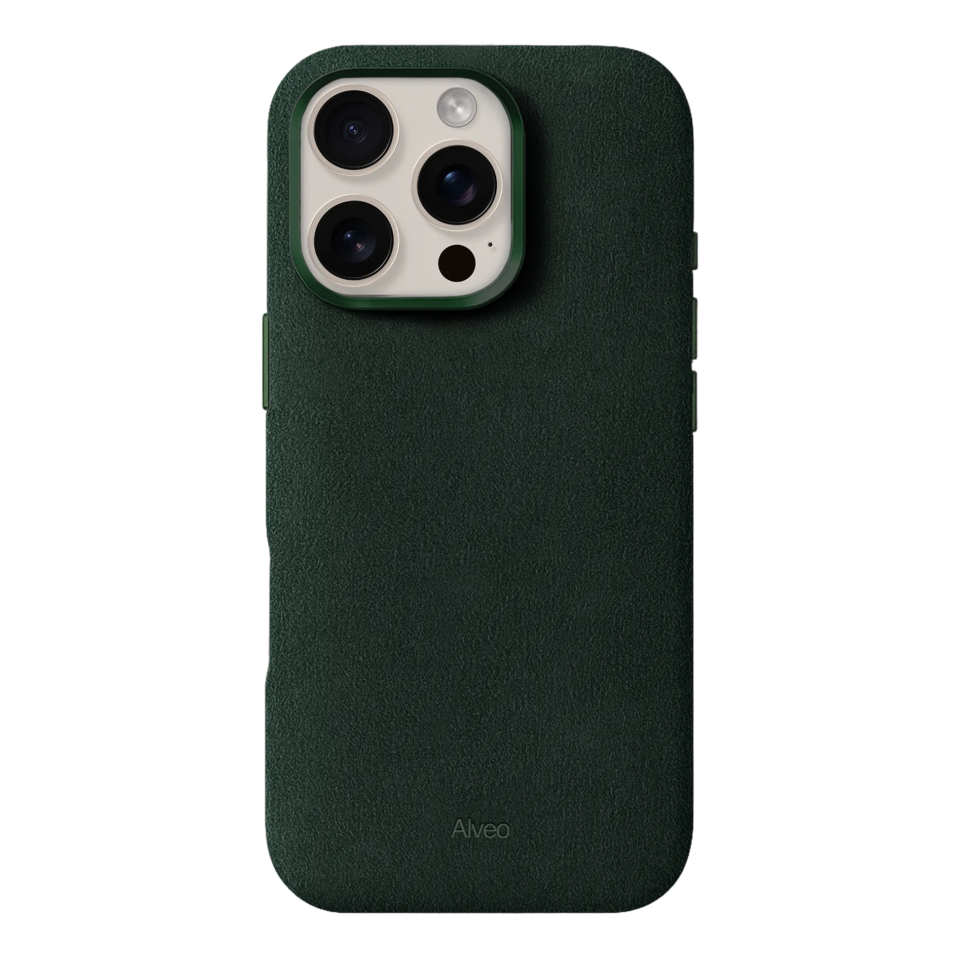 iPhone 16 Pro - Case Alcantara - Emerald