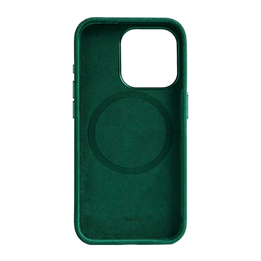 iPhone 16 Pro - Case Alcantara - Emerald