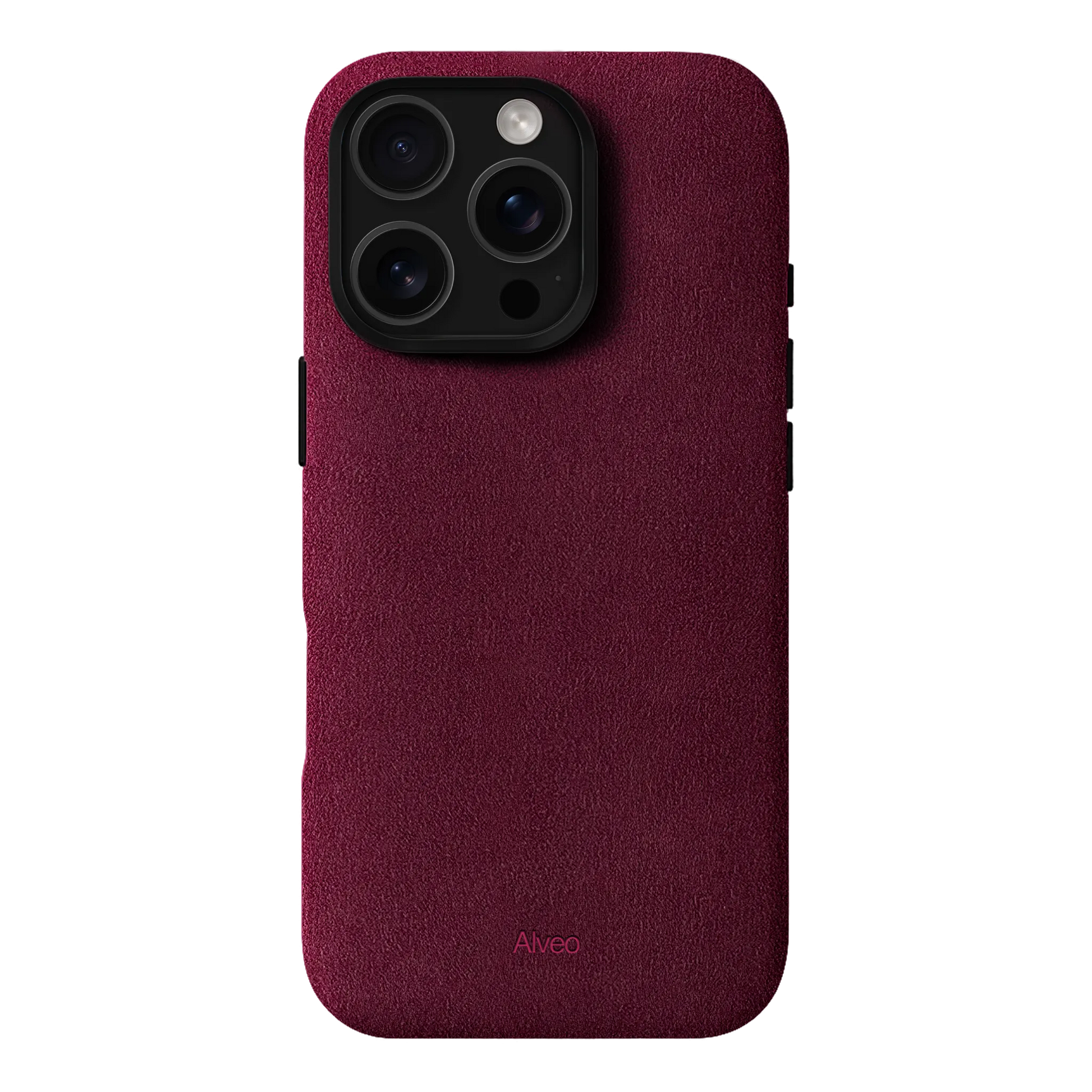 iPhone 16 Pro Max - Case Alcantara - Burgundy