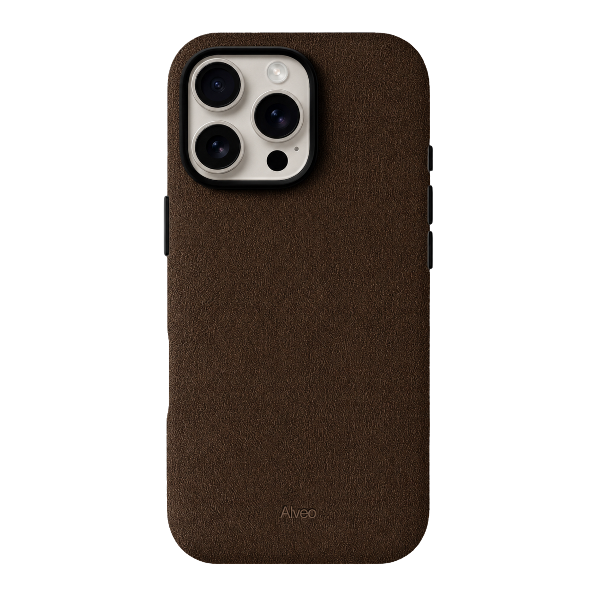 iPhone 16 Pro Max - Case Alcantara - Chocolato