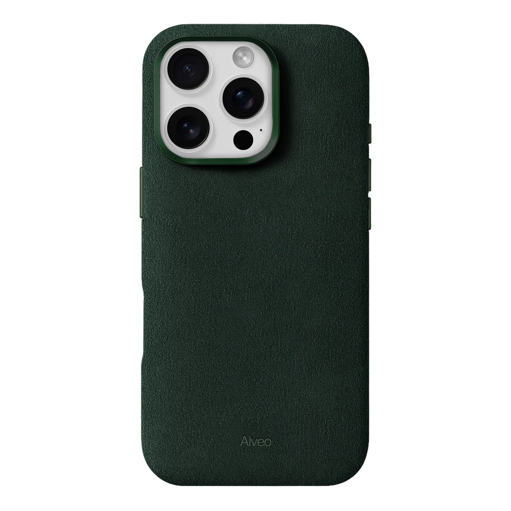 iPhone 16 Pro Max - Case Alcantara - Emerald