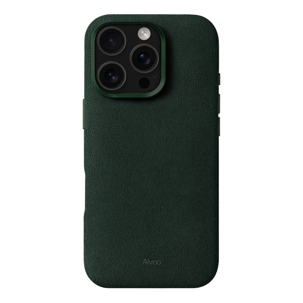 iPhone 16 Pro Max - Case Alcantara - Emerald