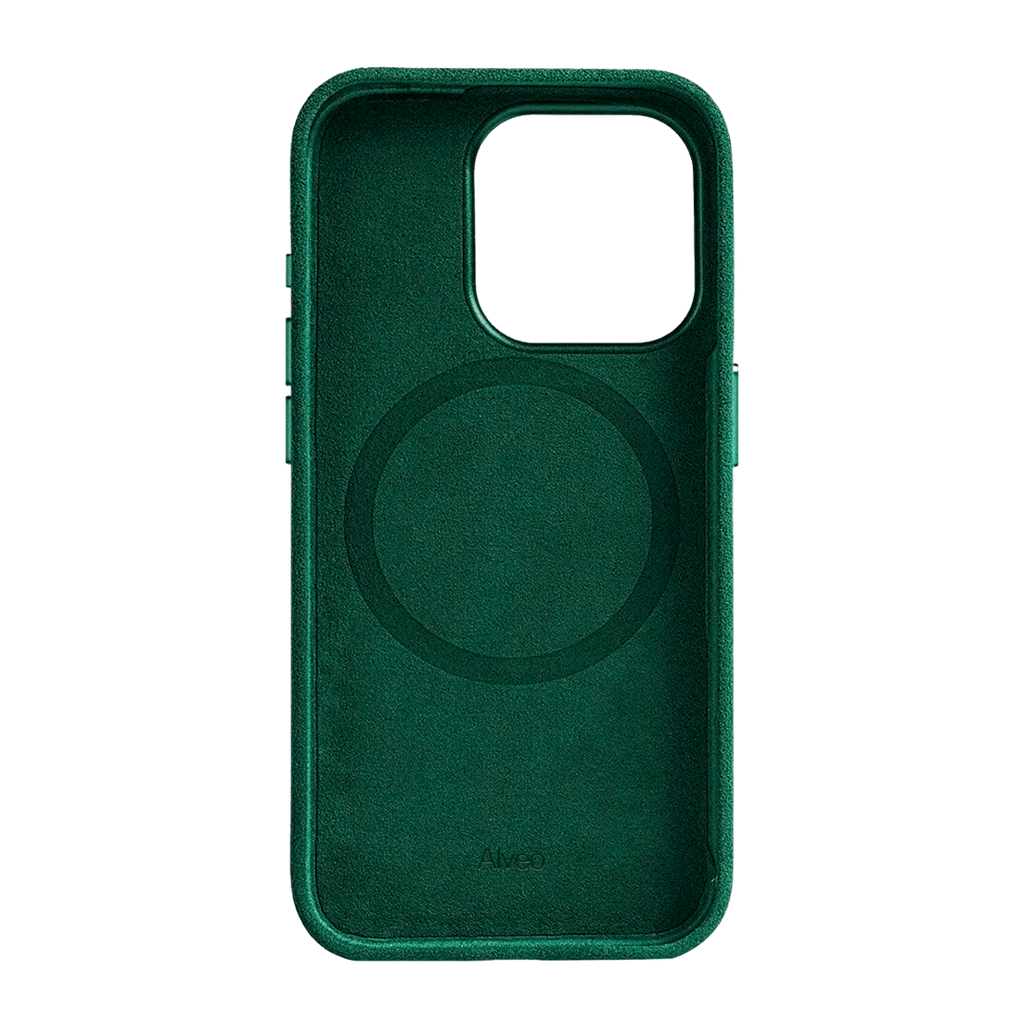 iPhone 16 Pro Max - Case Alcantara - Emerald