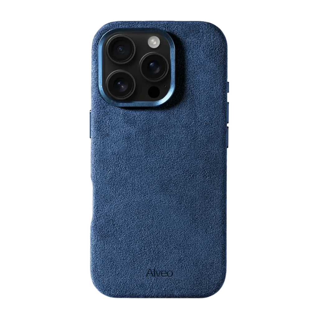 iPhone 16 Pro Max - Case Alcantara - Sea Blue