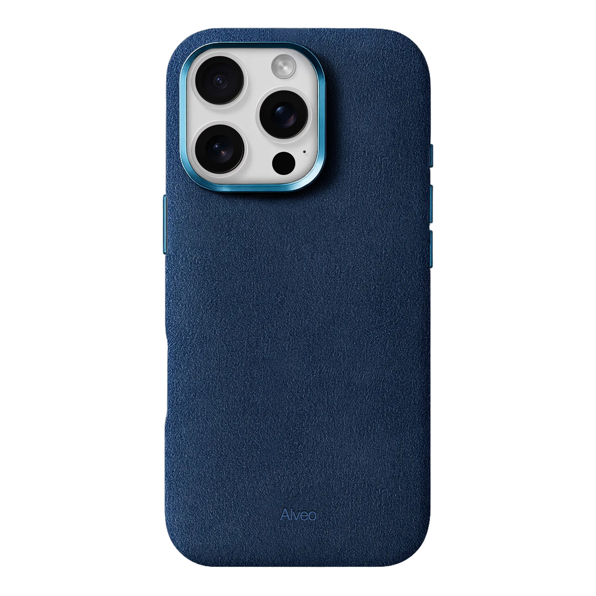 iPhone 16 Pro Max - Case Alcantara - Sea Blue