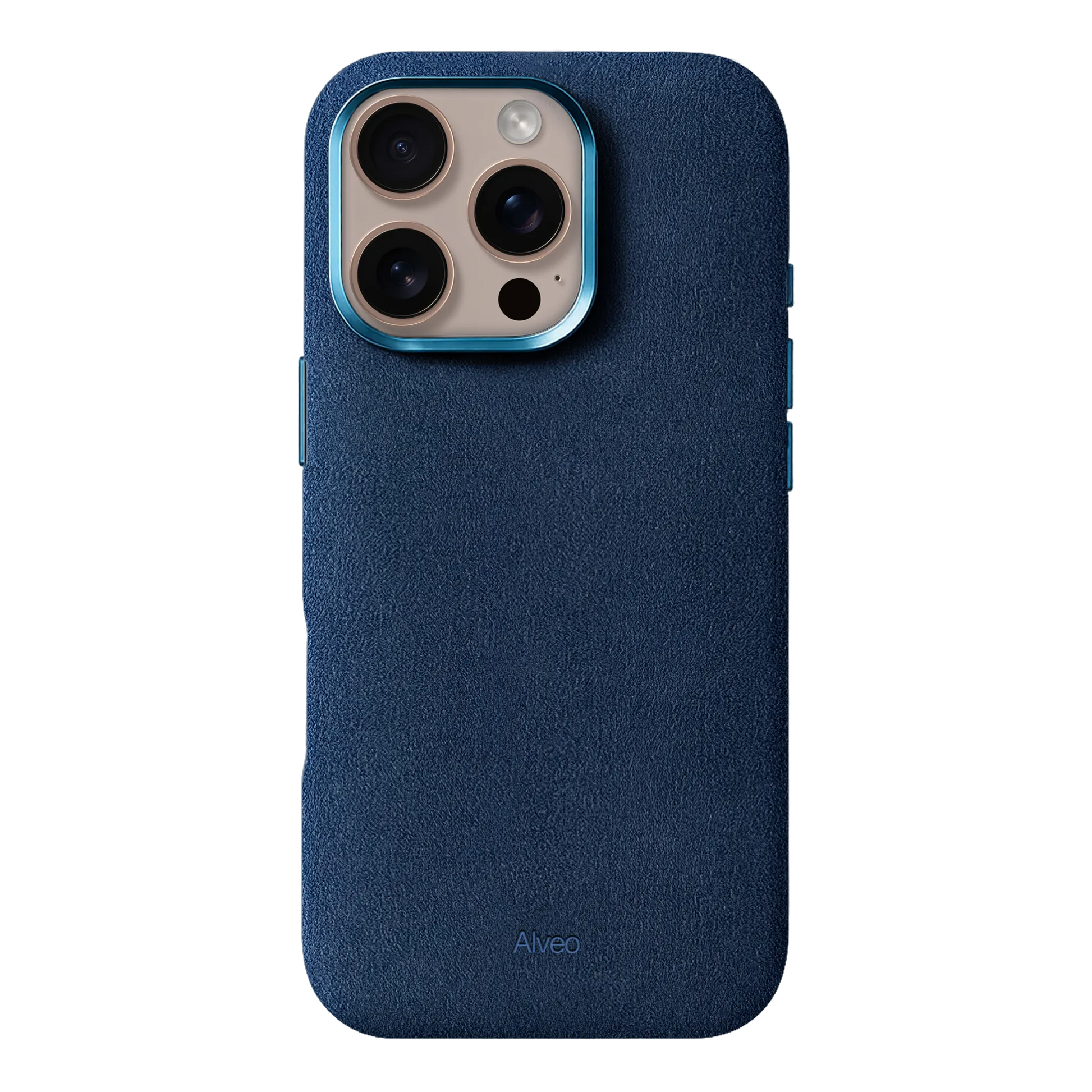 iPhone 16 Pro Max - Case Alcantara - Sea Blue