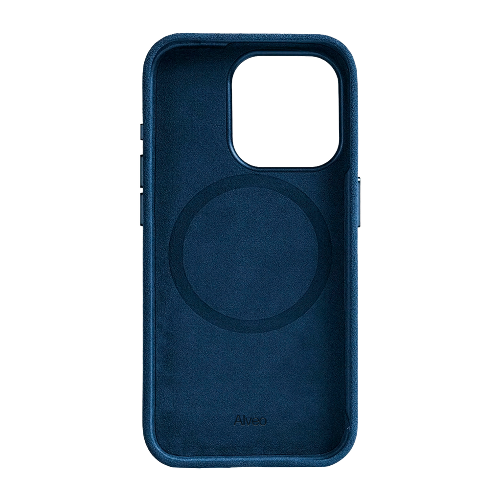 iPhone 16 Pro Max - Case Alcantara - Sea Blue