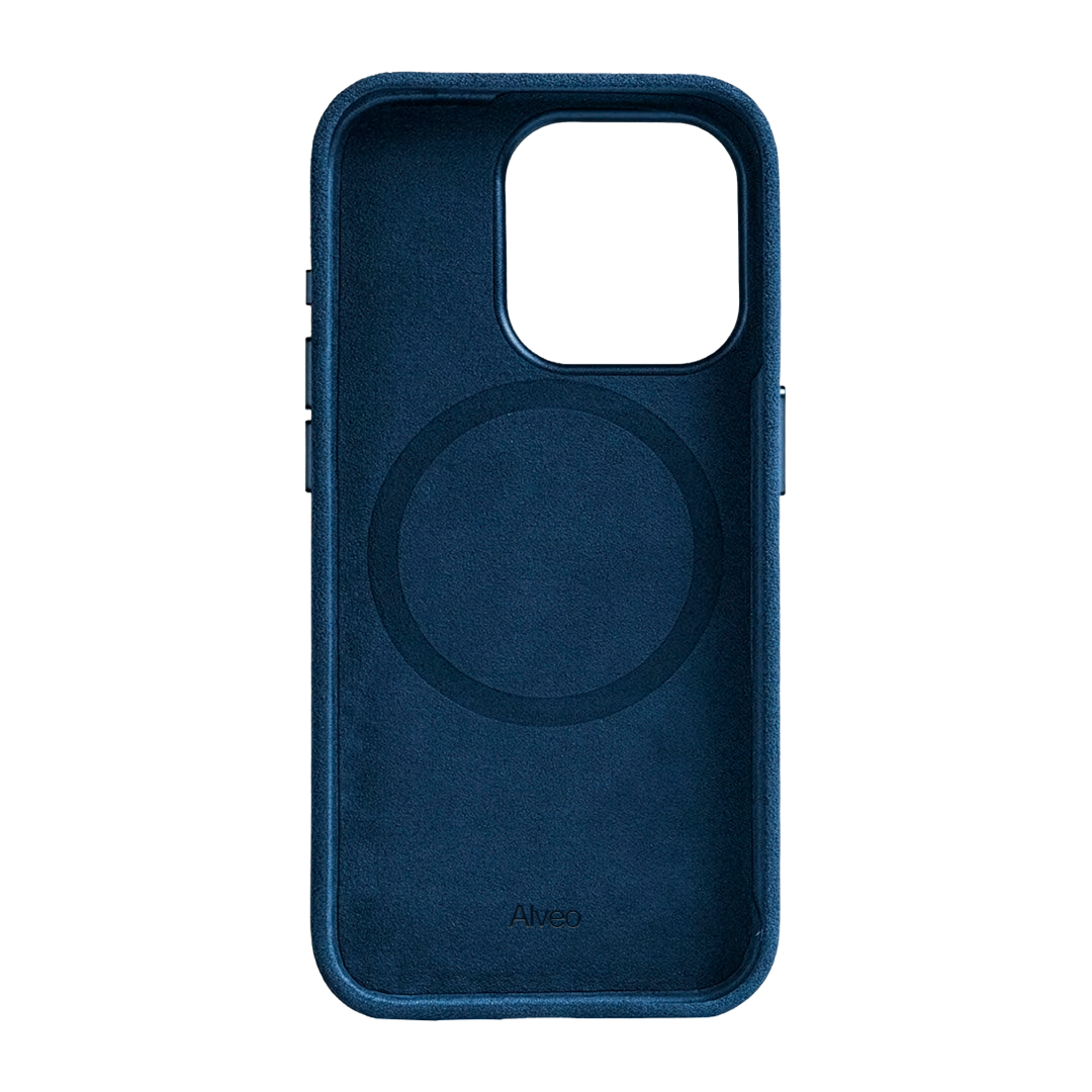 iPhone 16 Pro Max - Case Alcantara - Sea Blue
