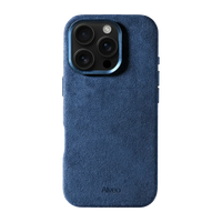iPhone 16 Pro - Case Alcantara - Sea Blue