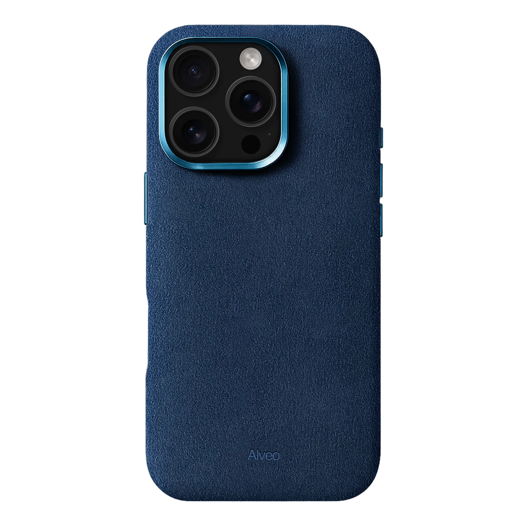 iPhone 16 Pro - Case Alcantara - Sea Blue