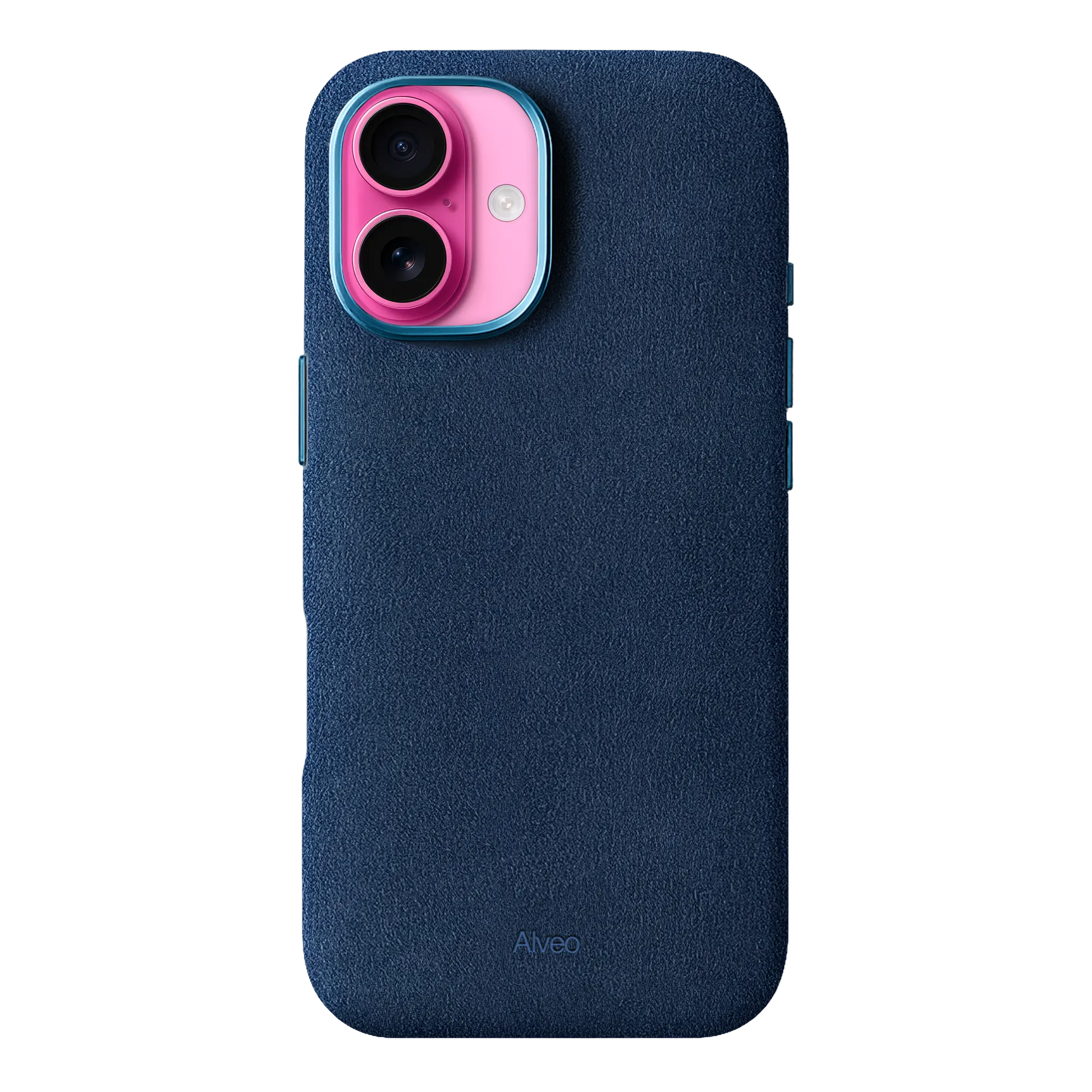 iPhone 16 - Case Alcantara - Sea Blue