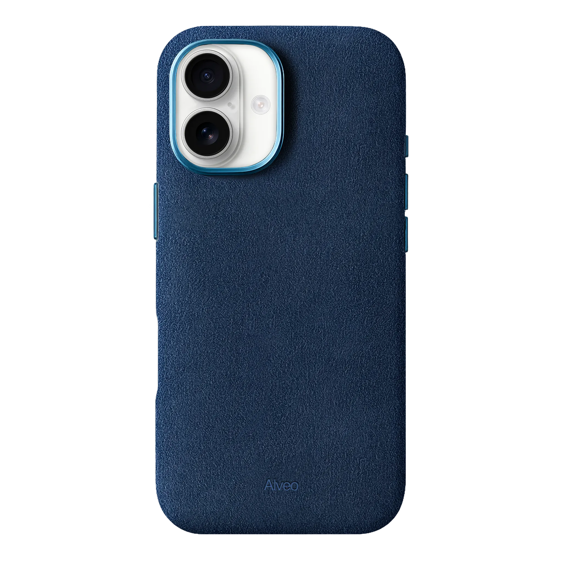 iPhone 16 - Case Alcantara - Sea Blue