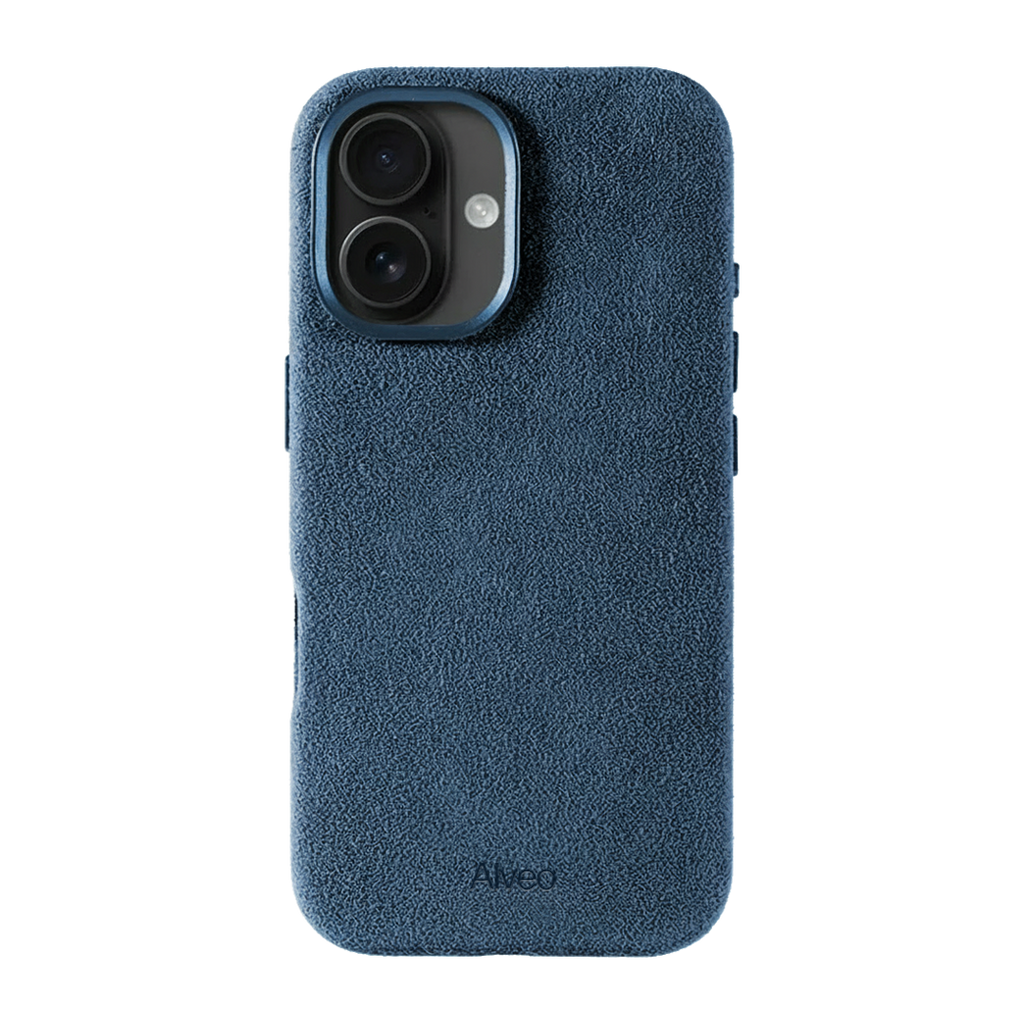 iPhone 16 - Case Alcantara - Sea Blue
