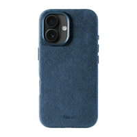 iPhone 16 - Case Alcantara - Sea Blue