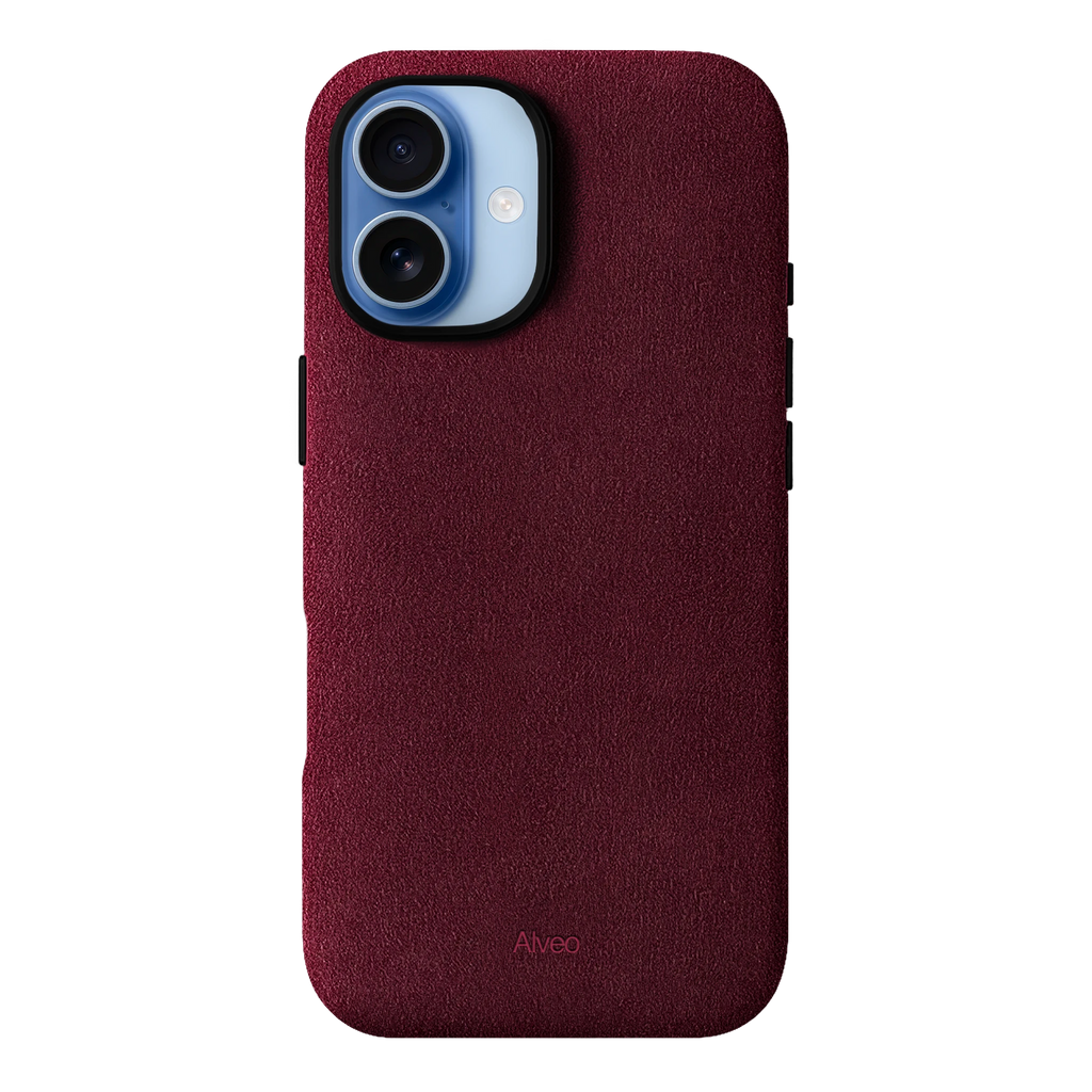 iPhone 17 - Case Alcantara - Burgundy