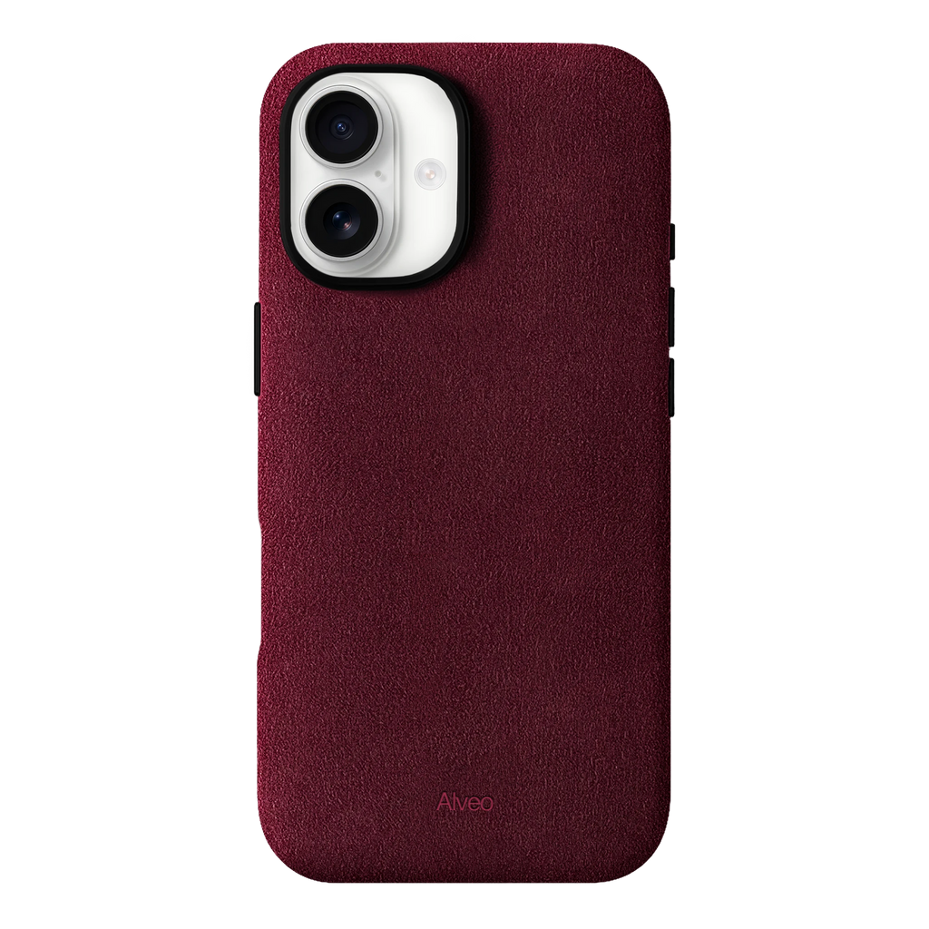 iPhone 17 - Case Alcantara - Burgundy