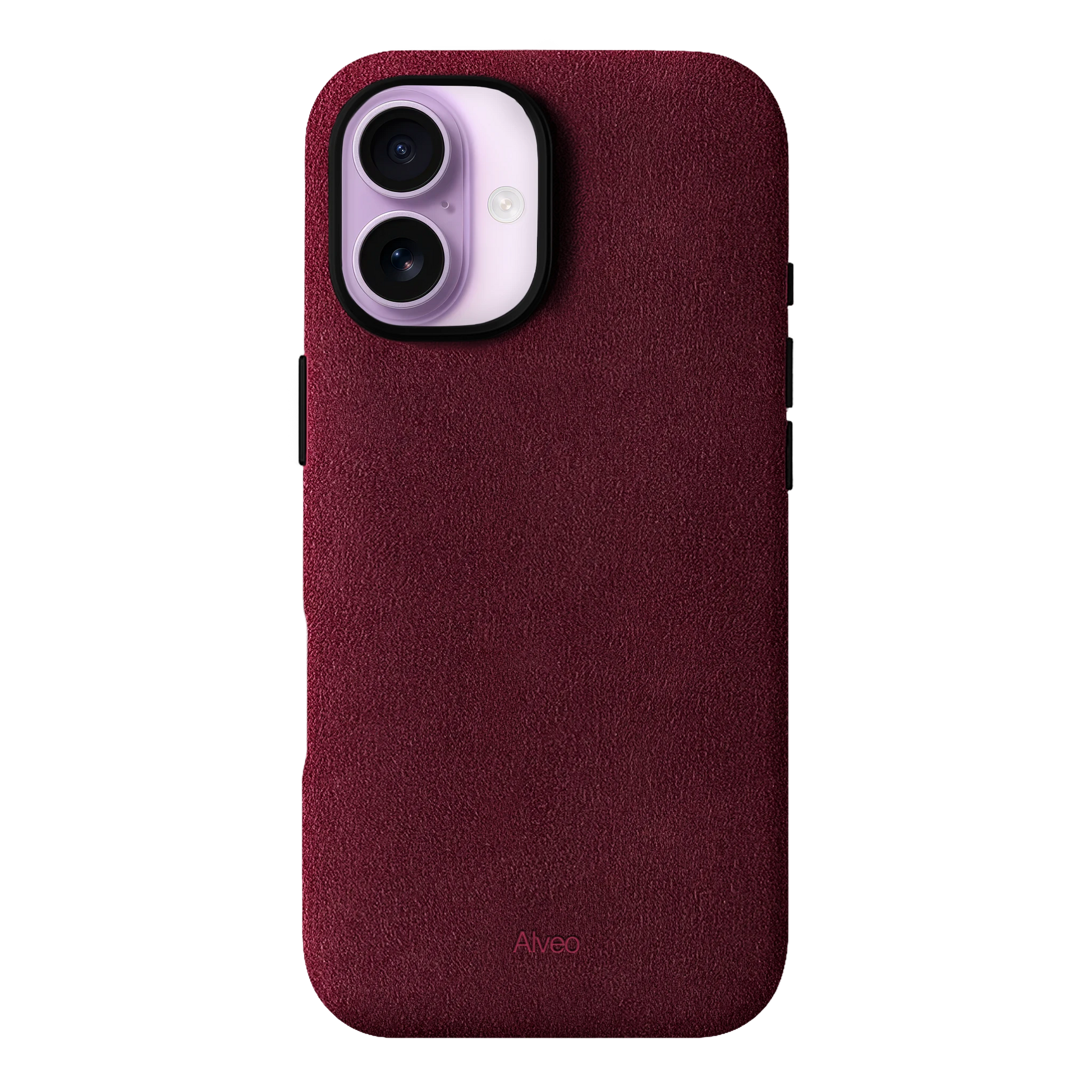 iPhone 17 - Case Alcantara - Burgundy