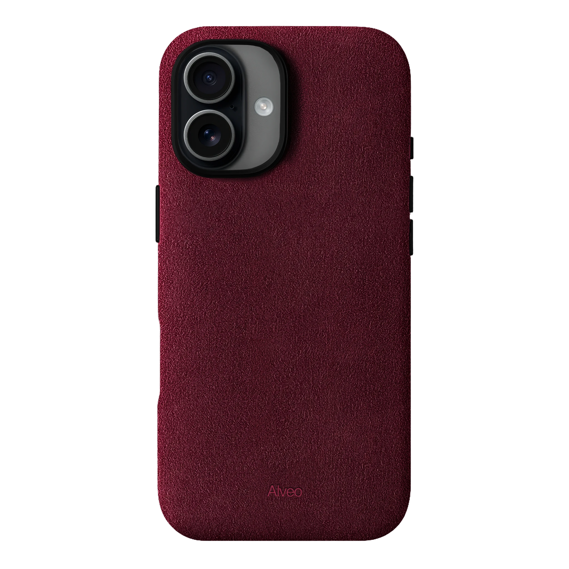 iPhone 17 - Case Alcantara - Burgundy