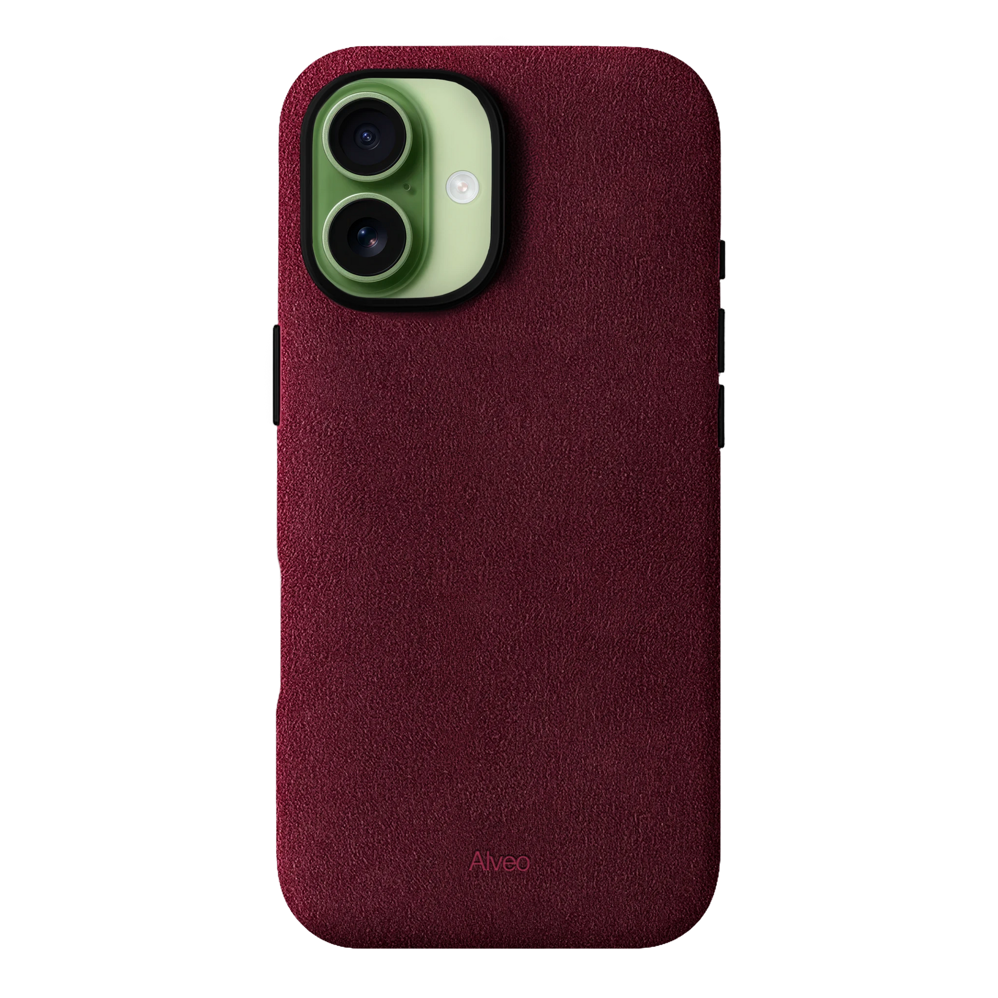 iPhone 17 - Case Alcantara - Burgundy