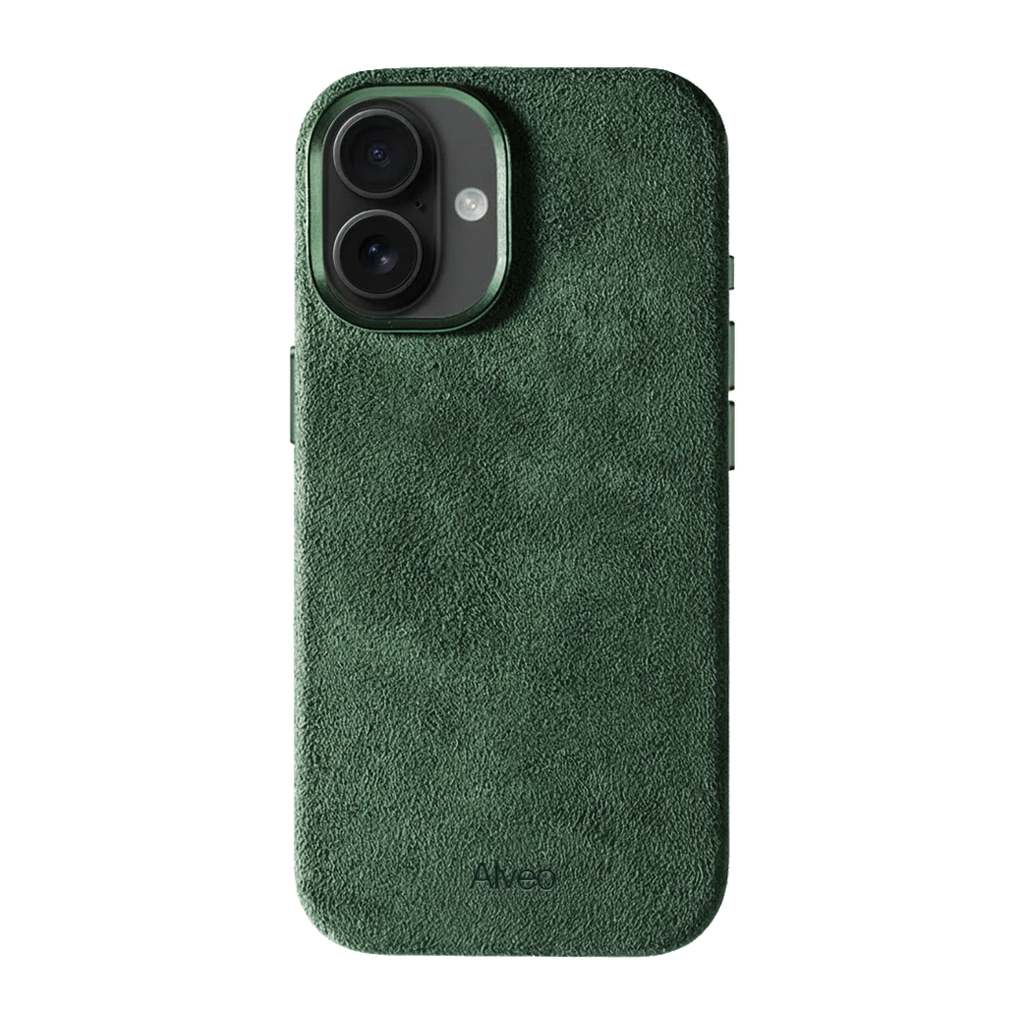 iPhone 17 Emerald Case Frente Alcantara - Alveo