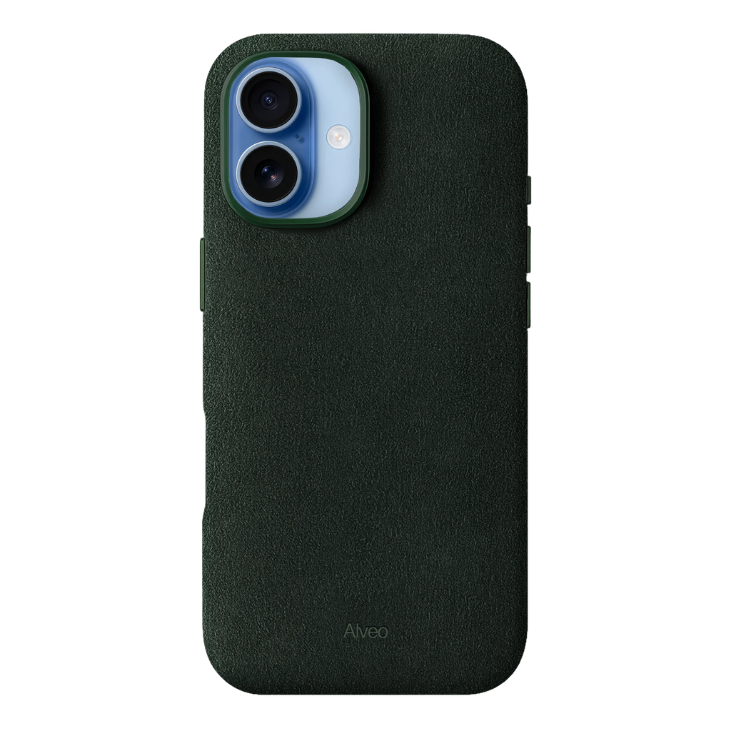 iPhone 17 - Case Alcantara - Emerald