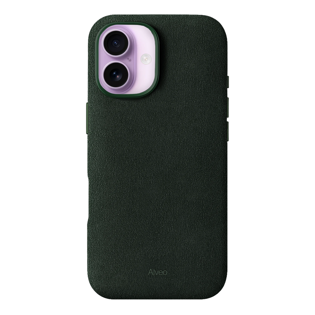 iPhone 17 - Case Alcantara - Emerald