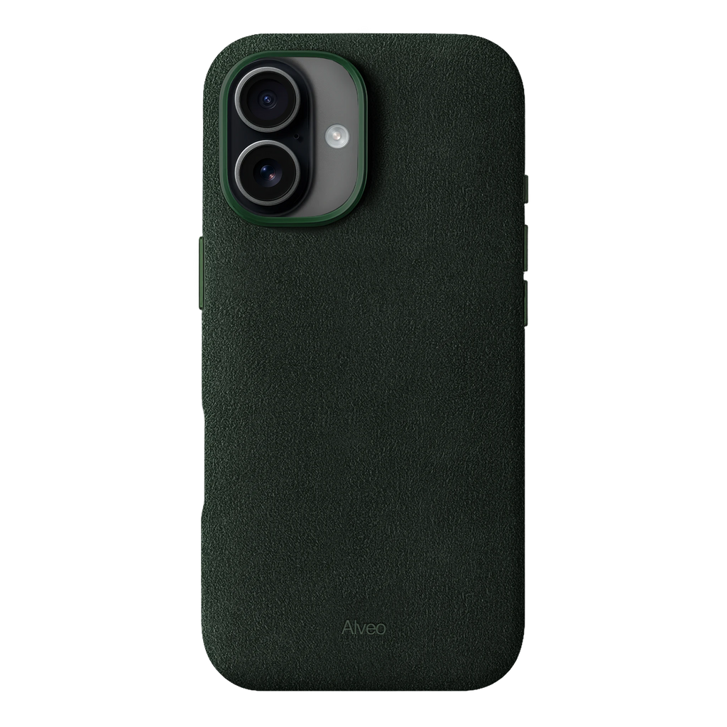iPhone 17 - Case Alcantara - Emerald