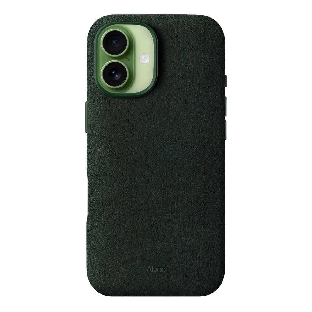 iPhone 17 - Case Alcantara - Emerald