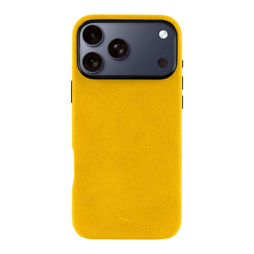 iPhone 17 Pro - Case Alcantara - Banana