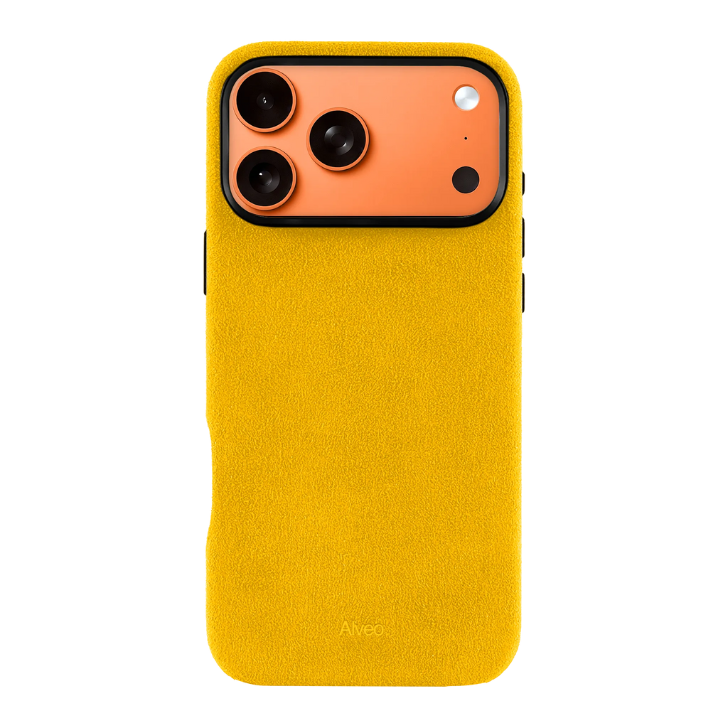 iPhone 17 Pro - Case Alcantara - Banana