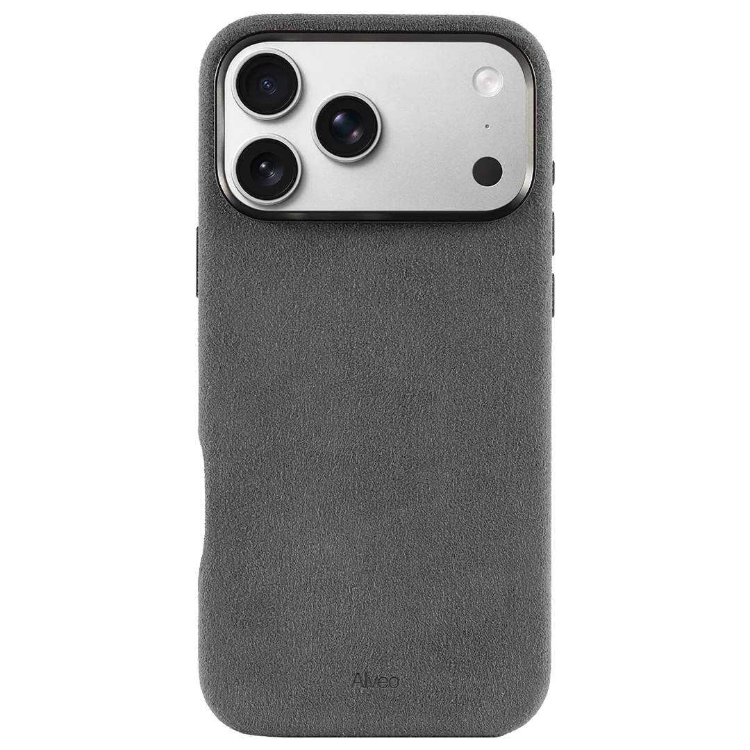 iPhone 17 Pro Basalt Case Frente Alcantara - Alveo