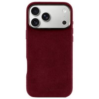 iPhone 17 Pro Max - Case Alcantara - Burgundy