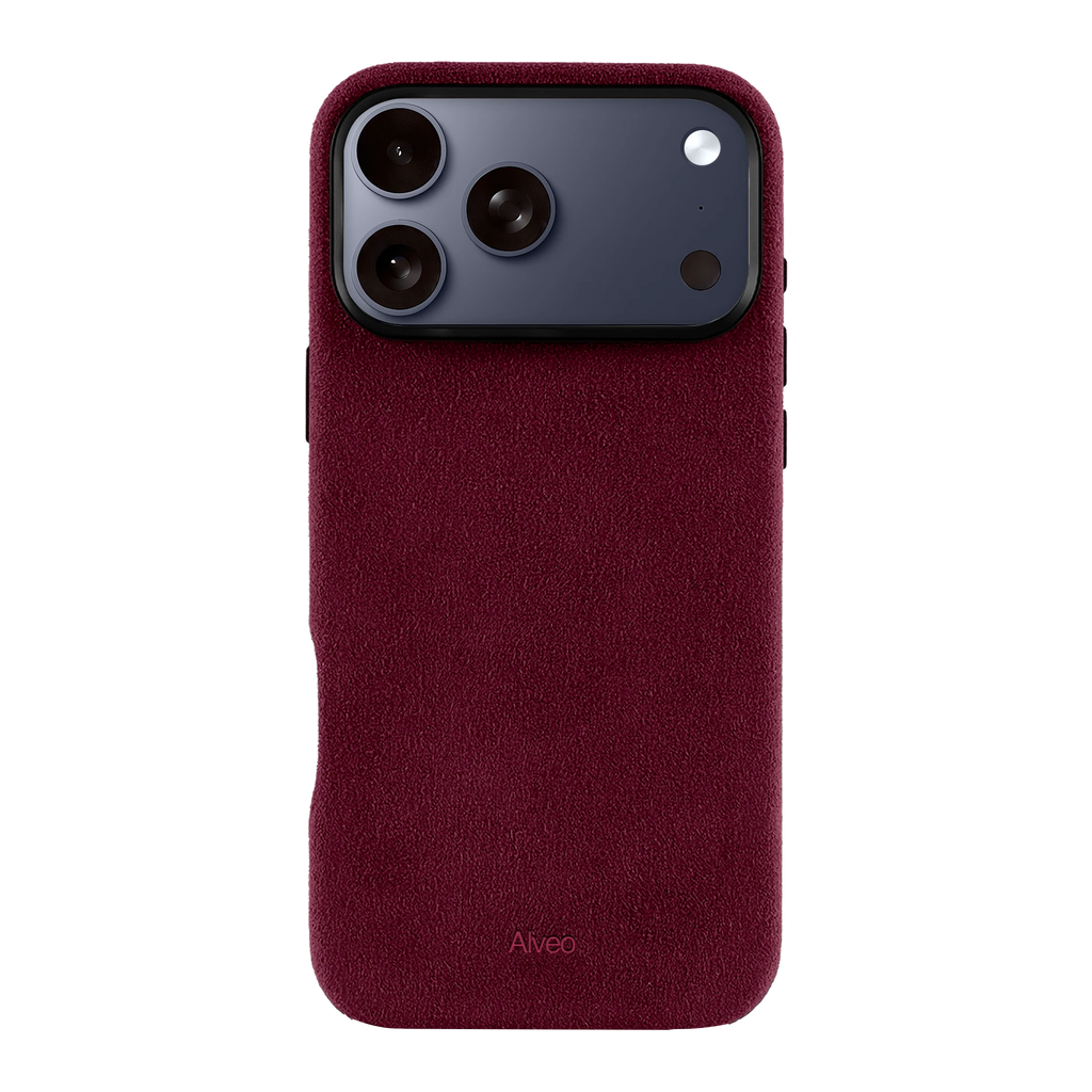 iPhone 17 Pro - Case Alcantara - Burgundy