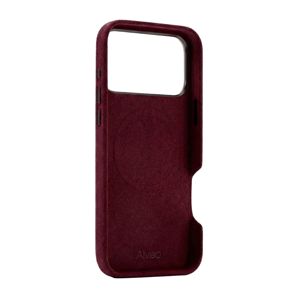iPhone 17 Pro Burgundy Case Interna Alcantara - Alveo
