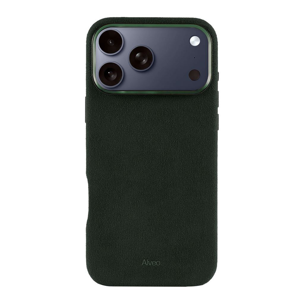 iPhone 17 Pro - Case Alcantara - Emerald