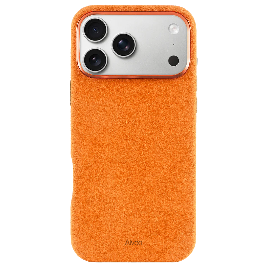 iPhone 17 Pro Mango Case Frente Alcantara - Alveo